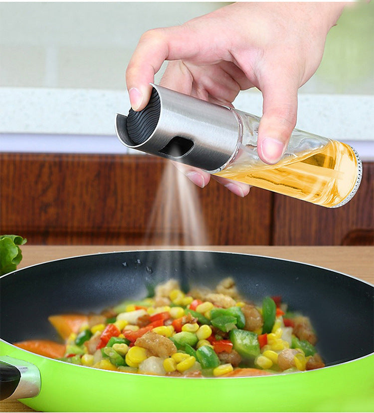“BBQ & Kitchen Oil Spray Bottle – Easy, Healthy Cooking”