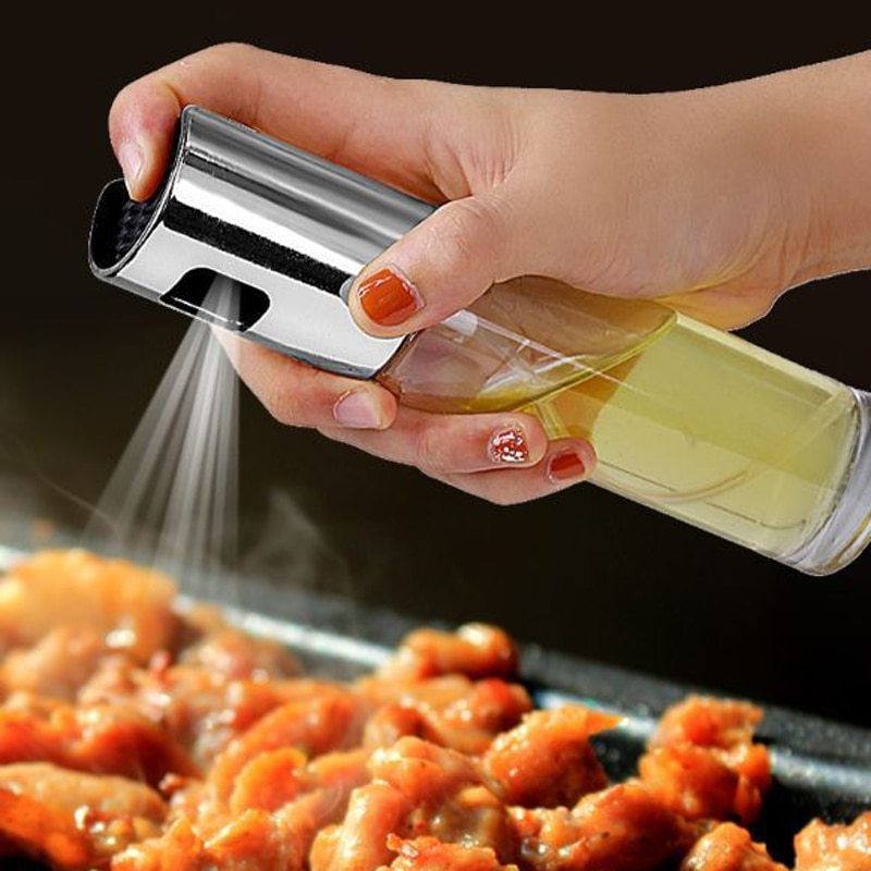 “BBQ & Kitchen Oil Spray Bottle – Easy, Healthy Cooking”