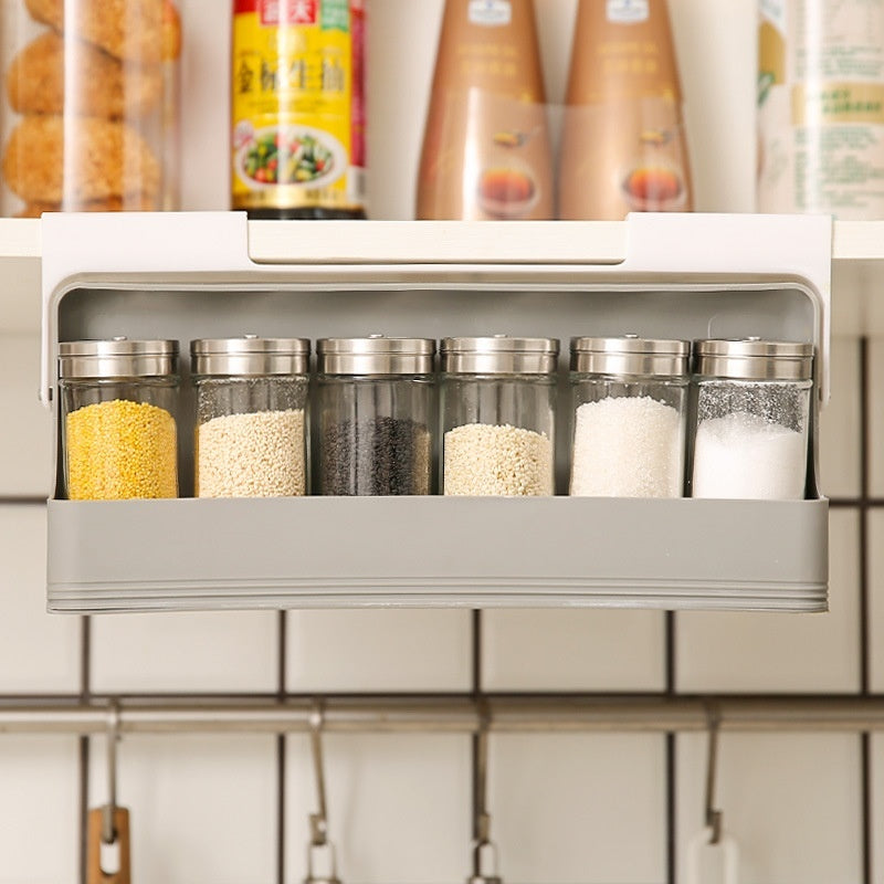 Smart Hanging Rack – Easy Storage for Bottles & Spices