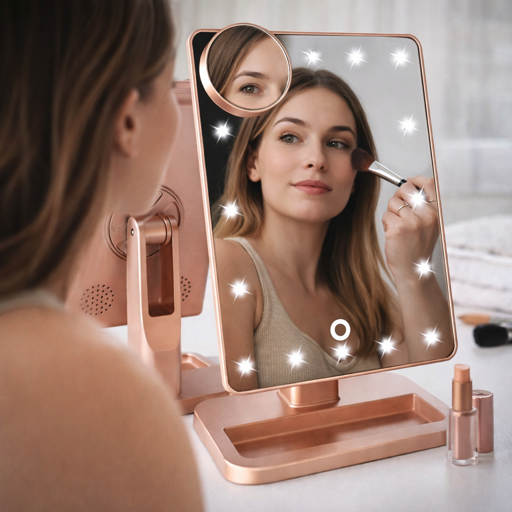Smart Touch LED Makeup Mirror