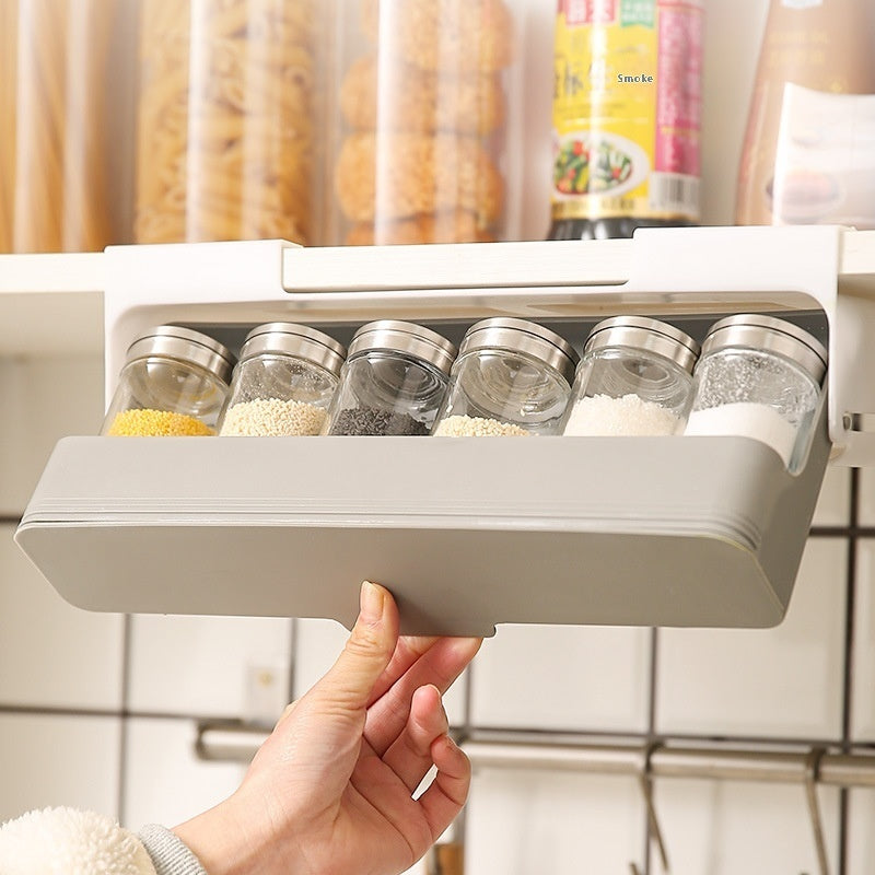 Smart Hanging Rack – Easy Storage for Bottles & Spices